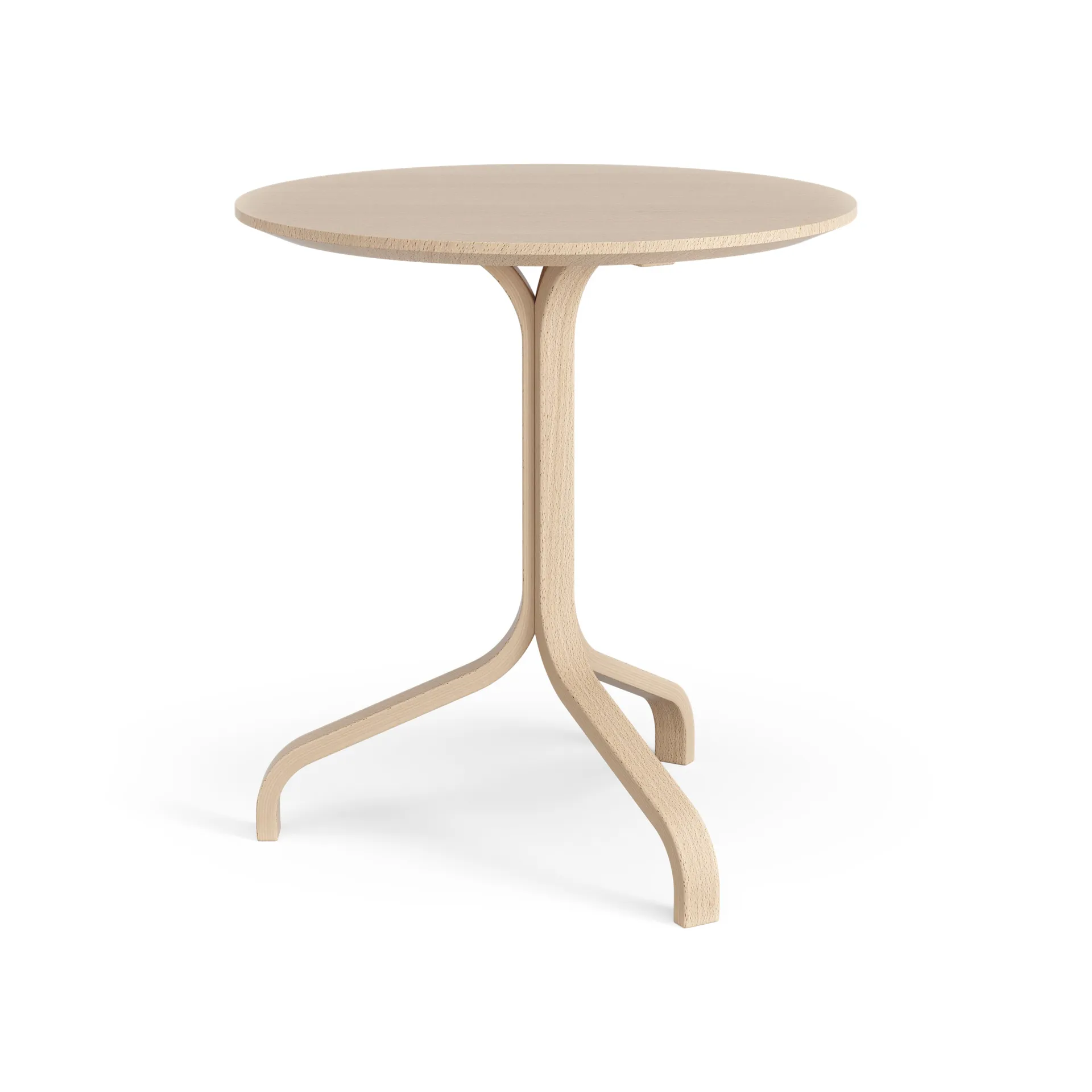 Lamino bord Ø46x49 cm, Bøg lakeret Swedese