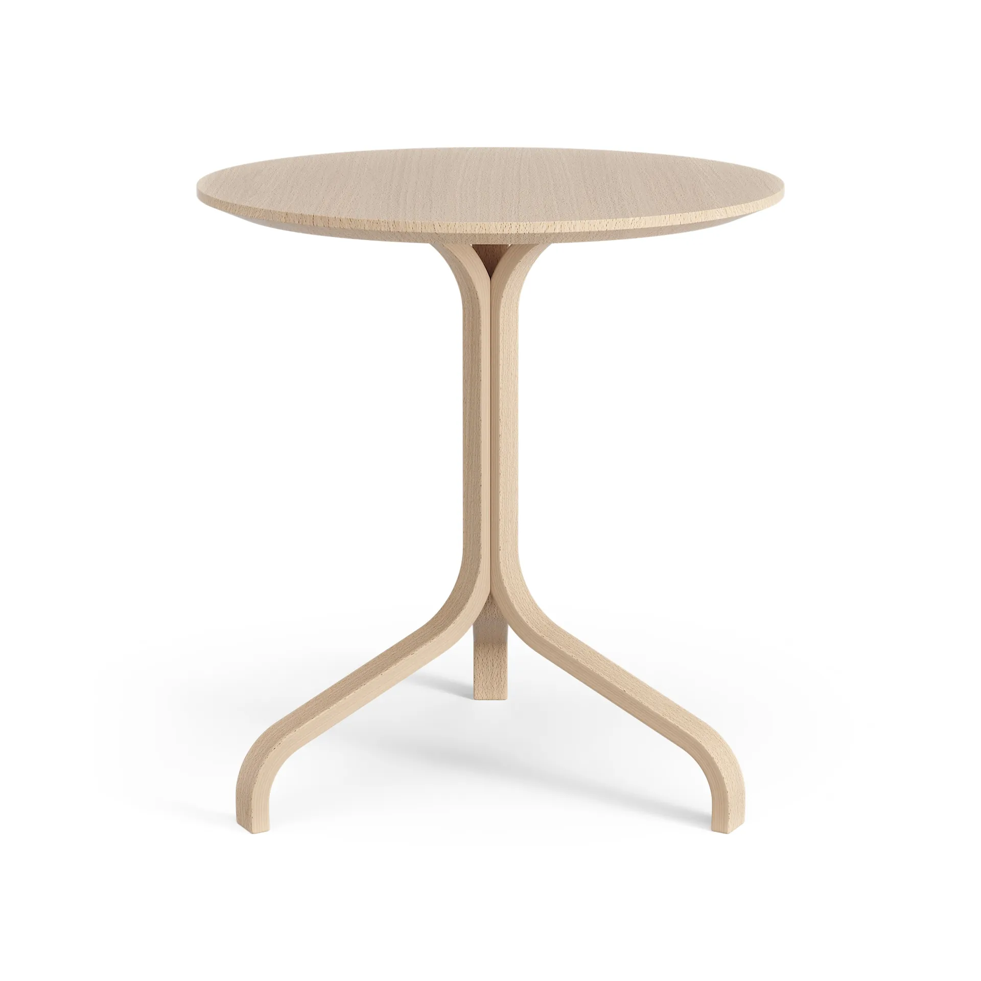 Lamino bord Ø46x49 cm, Bøg lakeret Swedese