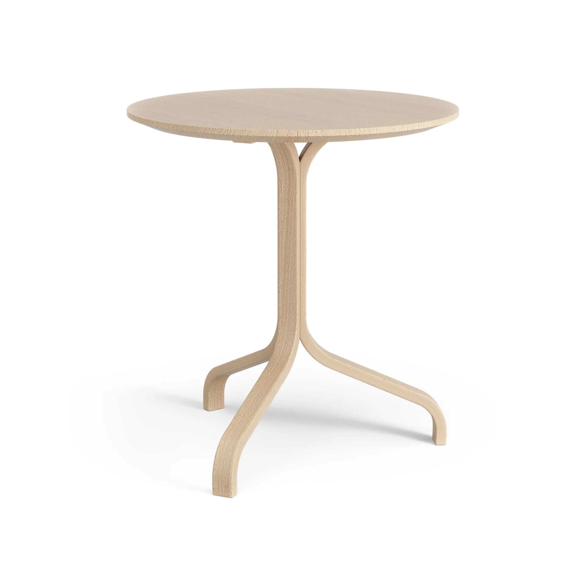 Lamino bord Ø46x49 cm, Bøg lakeret Swedese
