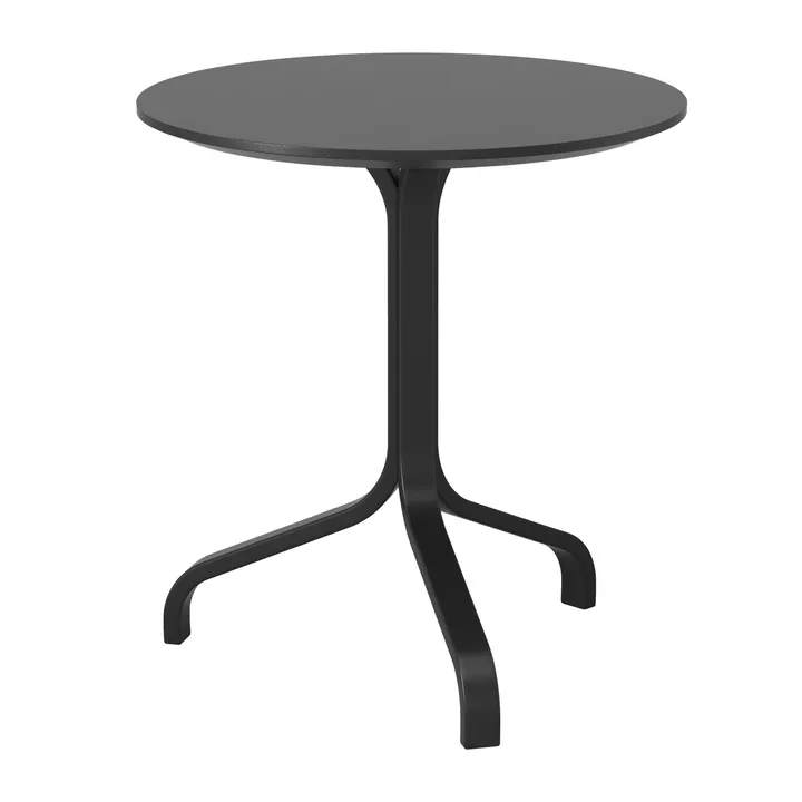 Lamino bord Ø46x49 cm - Bøg sortbejdset - Swedese