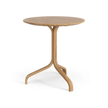 Lamino bord Ø46x49 cm - Eg olieret - Swedese
