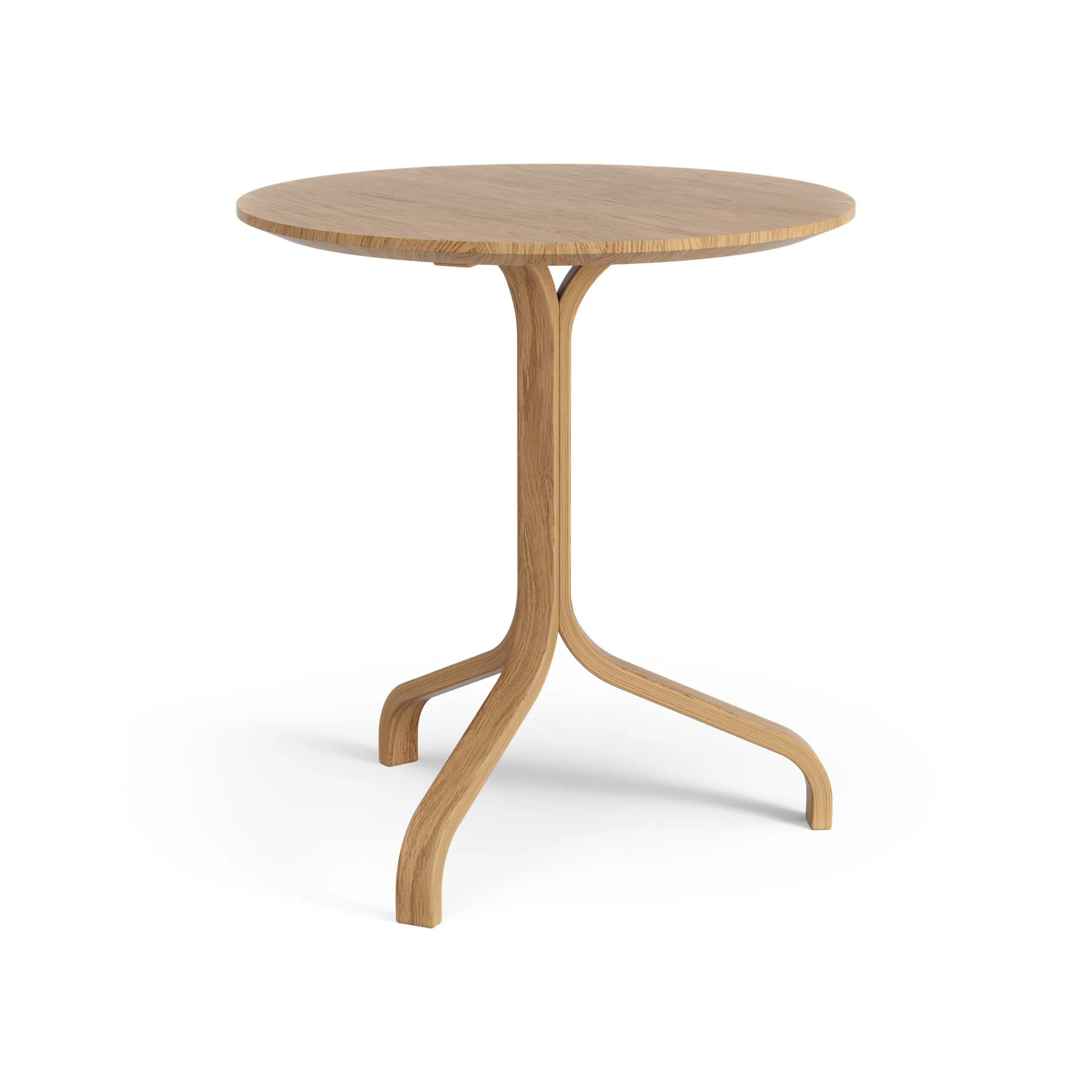 Lamino bord Ø46x49 cm, Eg olieret Swedese