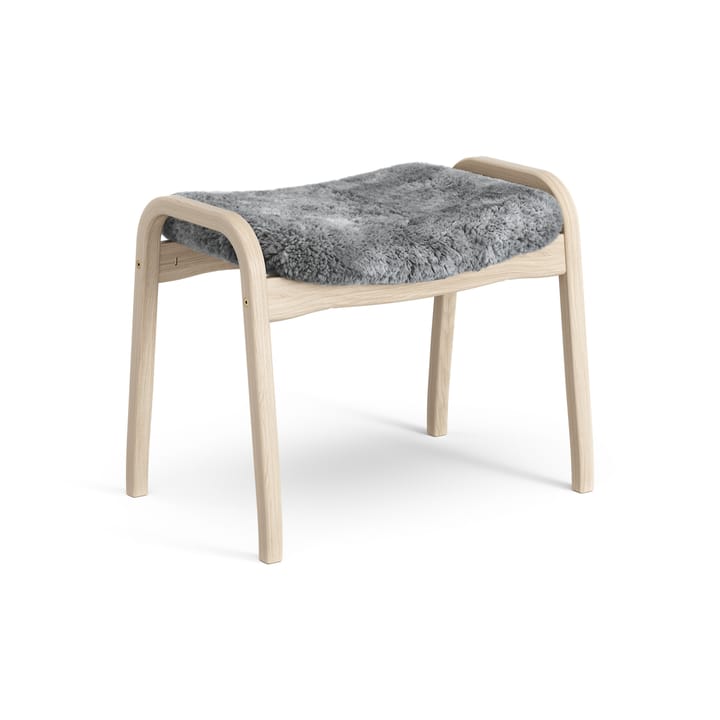 Lamino fodskammel hvidpigmenteret eg/fåreskind, Scandinavian Grey (grå) Swedese