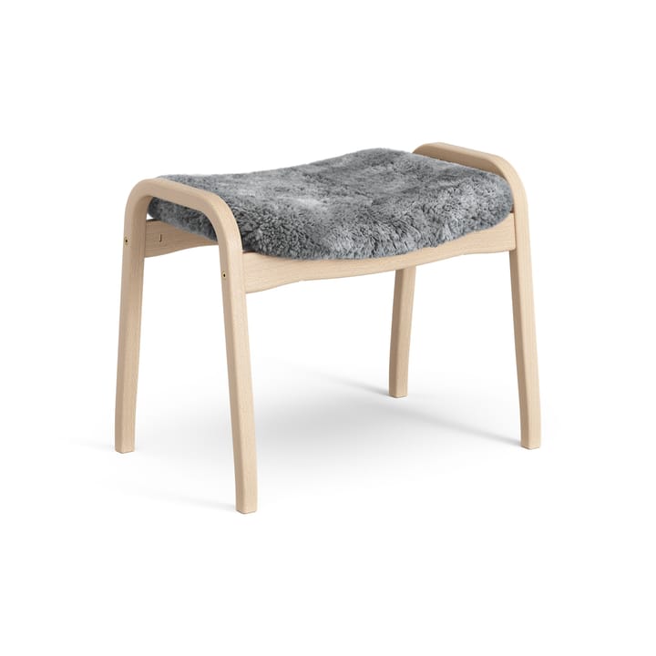 Lamino fodskammel lakeret bøg/fåreskind, Scandinavian Grey (grå) Swedese