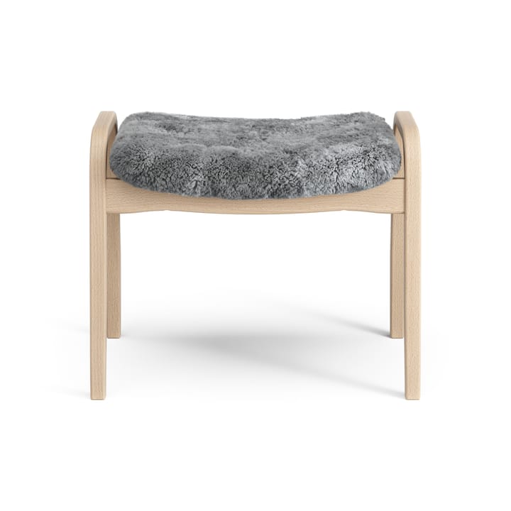 Lamino fodskammel lakeret bøg/fåreskind, Scandinavian Grey (grå) Swedese