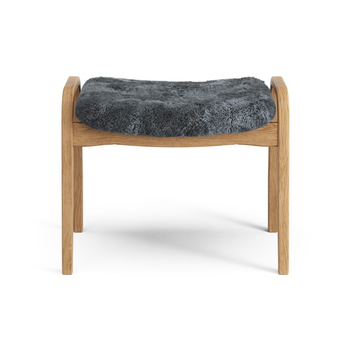 Lamino fodskammel olieret eg/fåreskind, Charcoal (mørkegrå) Swedese