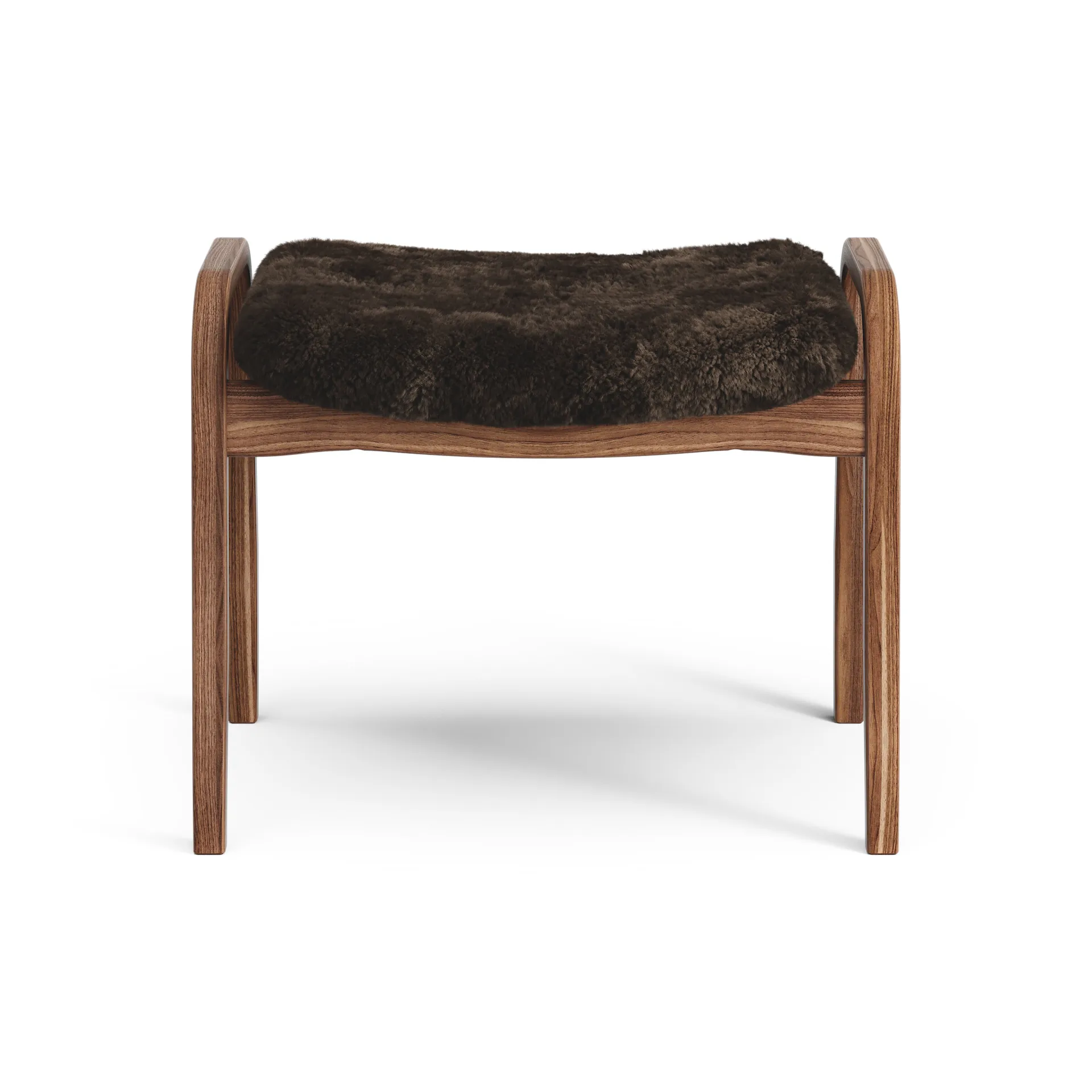 Lamino fodskammel olieret valnød/fåreskind, Espresso (brun) Swedese