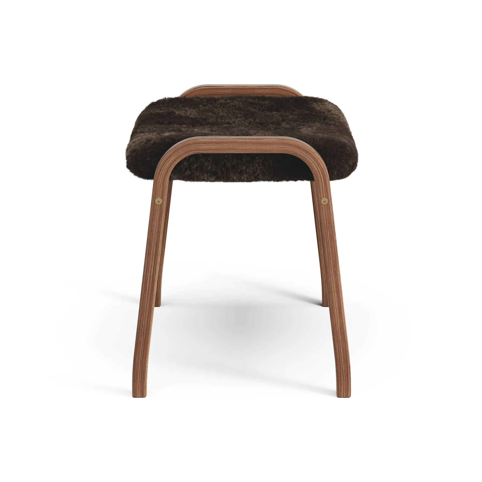 Lamino fodskammel olieret valnød/fåreskind, Espresso (brun) Swedese