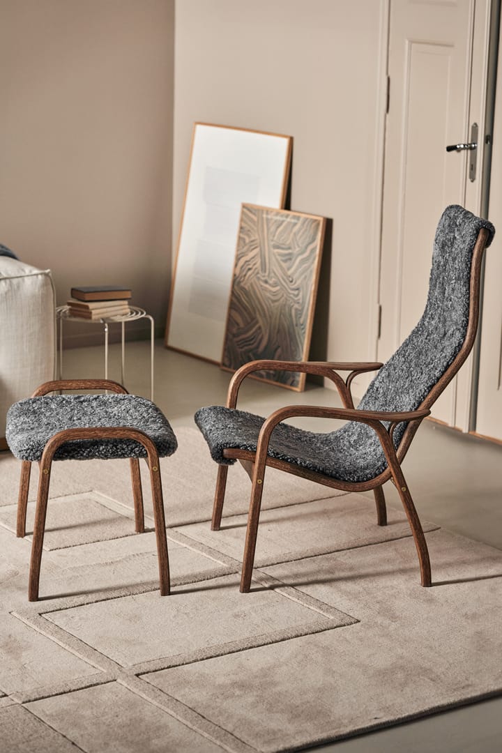 Lamino lænestol eg/fåreskind Special Edition, Rubio Monocoat Chocolate-Charcoal Swedese