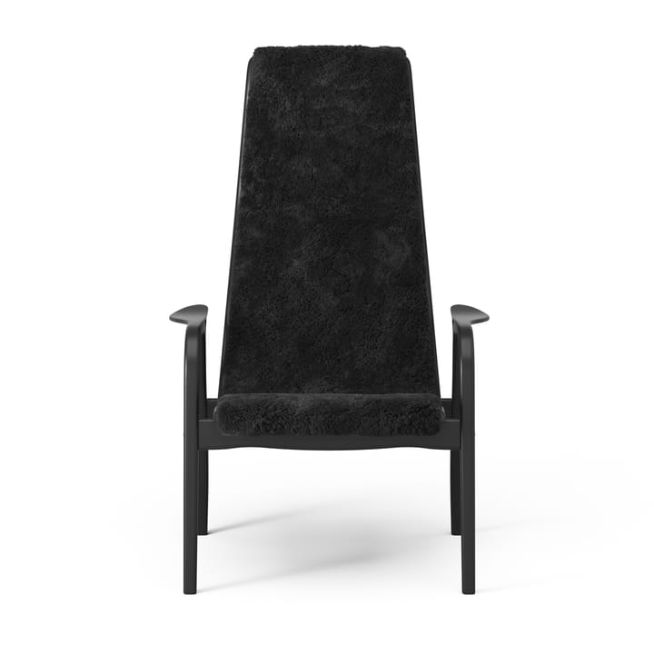 Lamino lænestol med fodskammel Black Edition, Sort Swedese