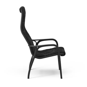 Lamino lænestol med fodskammel Black Edition - Sort - Swedese