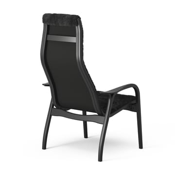 Lamino lænestol med fodskammel Black Edition - Sort - Swedese