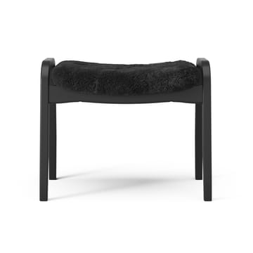 Lamino lænestol med fodskammel Black Edition - Sort - Swedese