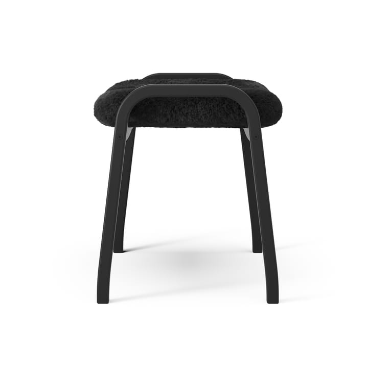 Lamino lænestol med fodskammel Black Edition, Sort Swedese