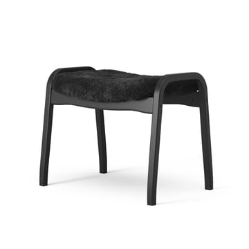 Lamino lænestol med fodskammel Black Edition - Sort - Swedese