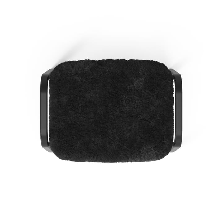 Lamino lænestol med fodskammel Black Edition, Sort Swedese