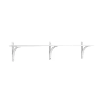 Levi hylde 1 hyldeplade - Hvidlaserede ask-aluminium, 180 cm - Swedese