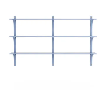 Levi hylde 3 hyldeplade - ILKE Blue-messing, 180 cm - Swedese