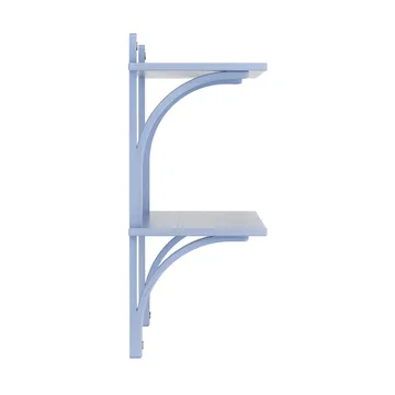 Levi hylde - Ilke blå-messing, 2 hylder, 90 cm - Swedese