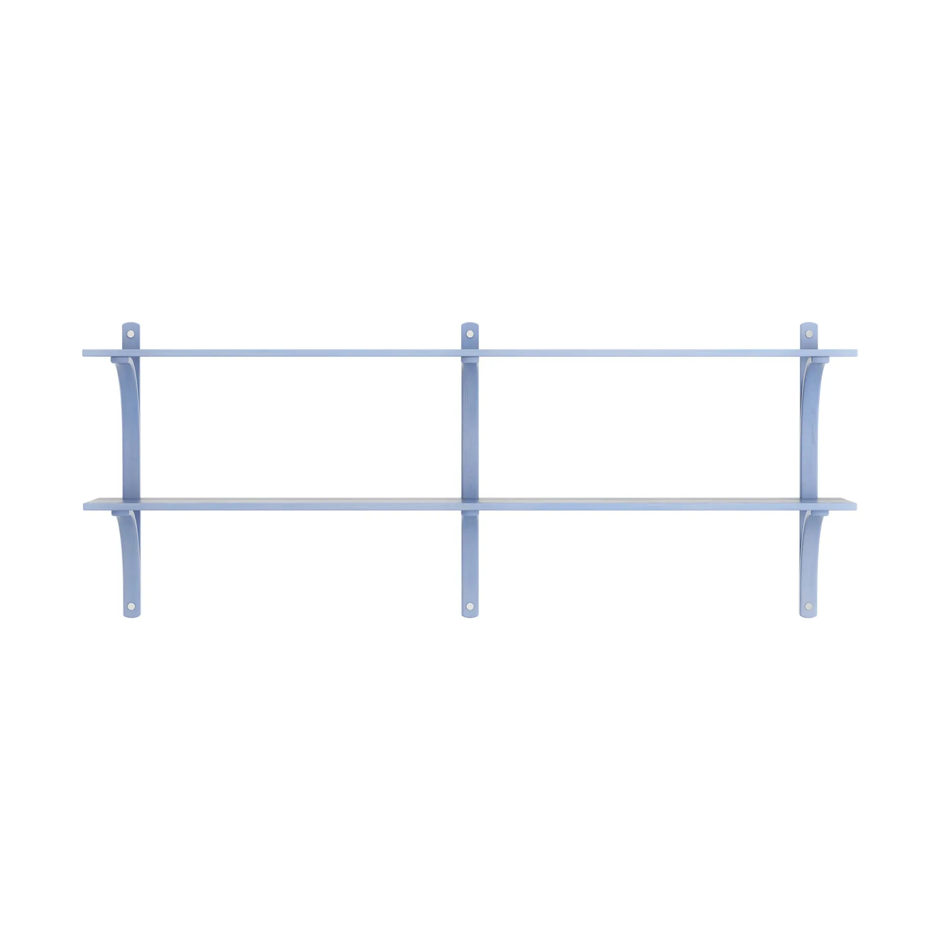 Levi hylde, Ilke blå-rustfrit stål, 2 hylder, 180 cm Swedese