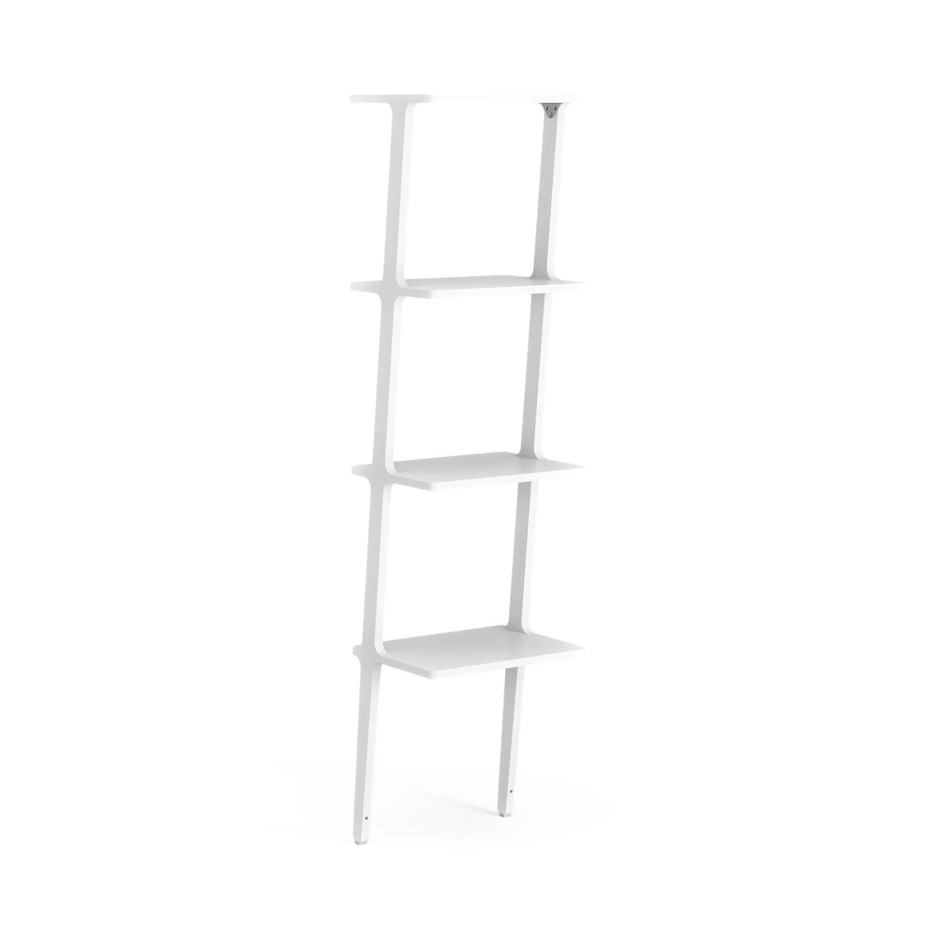 Libri hylde 4 hyldeplan, Ask hvidglaseret Swedese