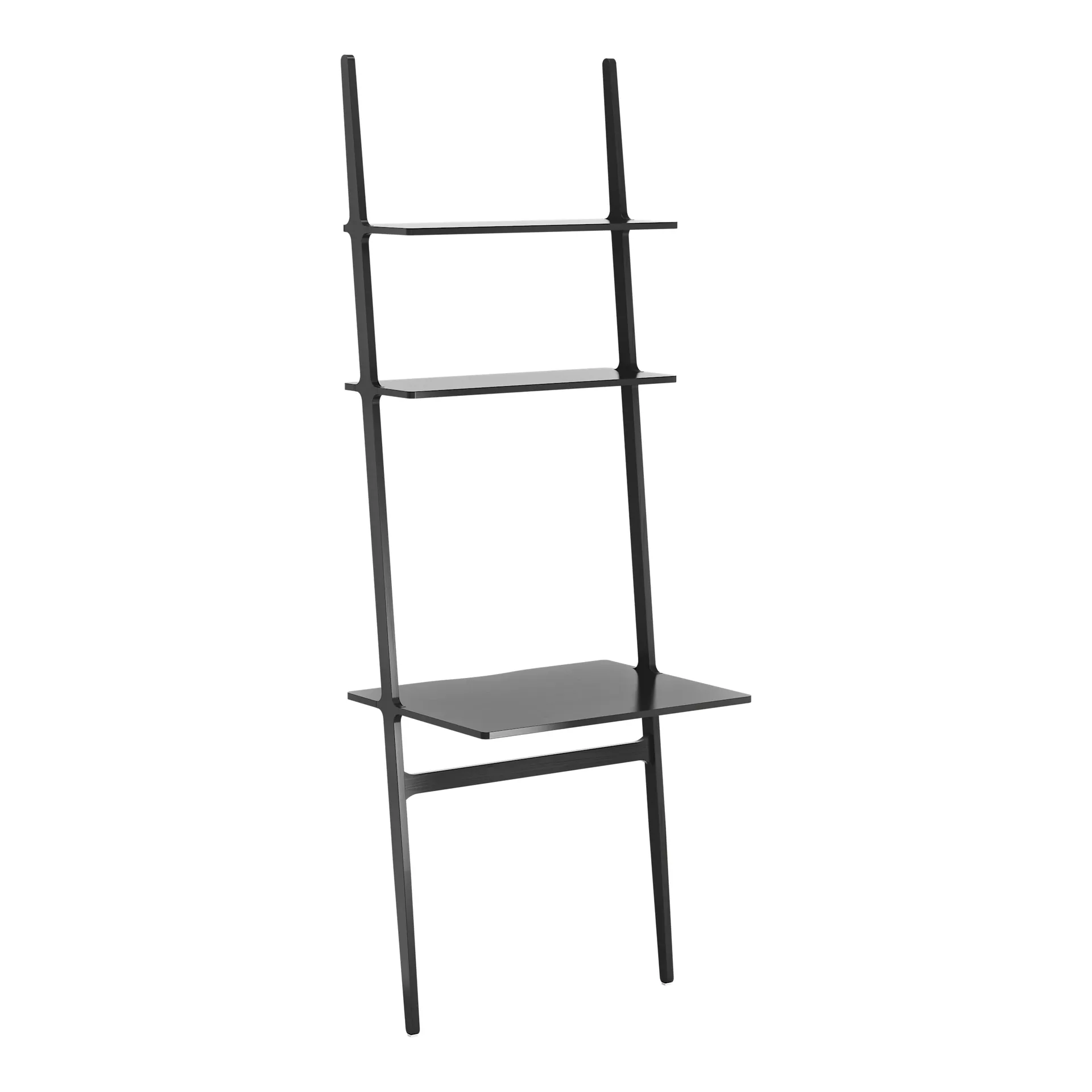 Libri skrivebord, Ask sortglaseret Swedese