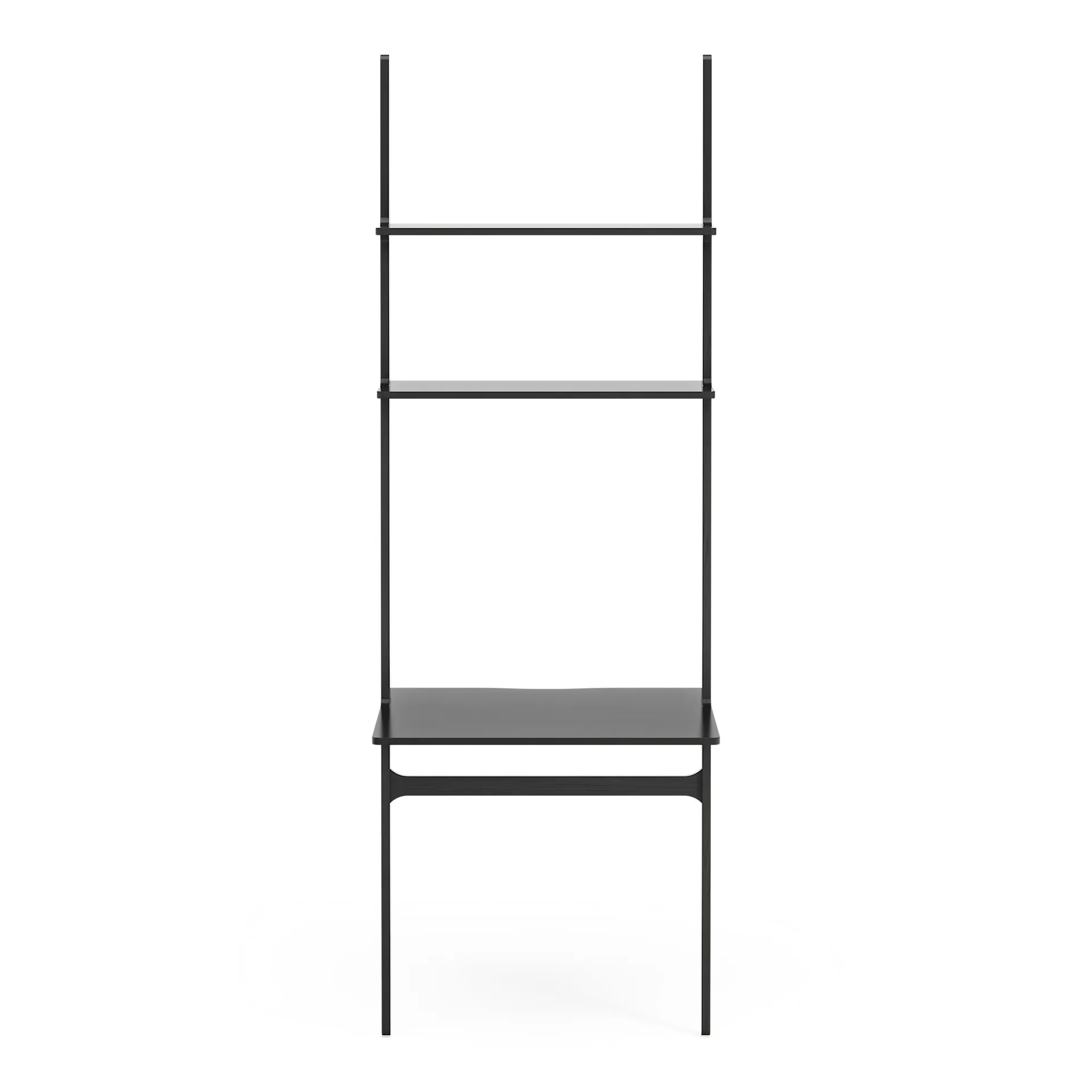 Libri skrivebord, Ask sortglaseret Swedese