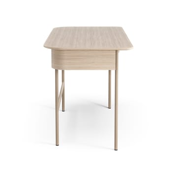 Luna skrivebord med skuffe - Eg hvidpigmenteret - Swedese