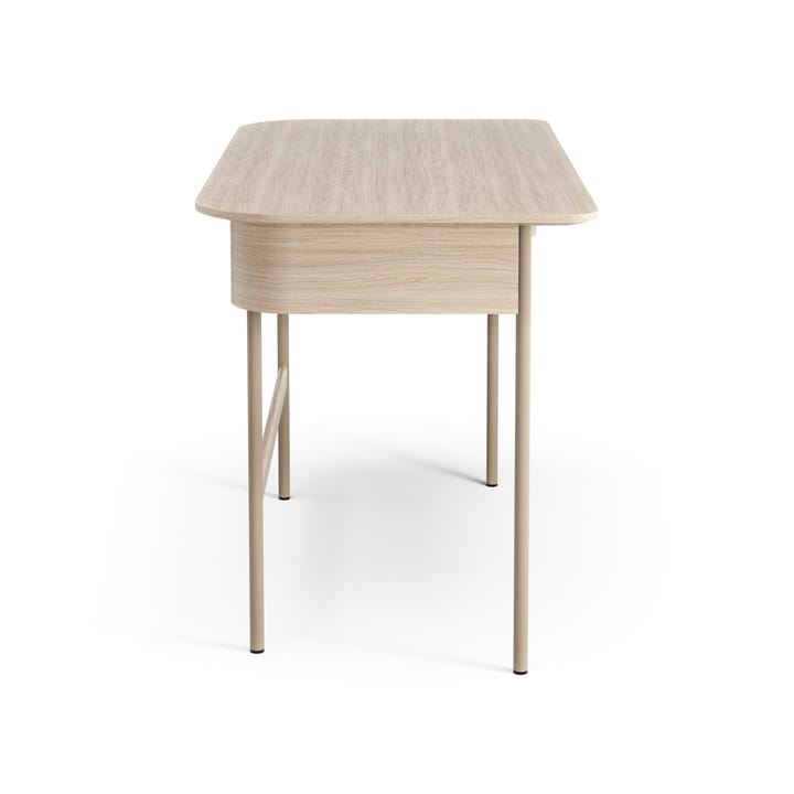 Luna skrivebord med skuffe - Eg hvidpigmenteret - Swedese