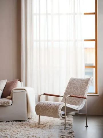 Serpentine lænestol - Læder Elmo Soft Mørkebrun-Tärnsjö Tobacco - Swedese