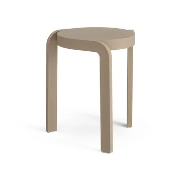 Spin rund skammel H44 cm - Ash-nutmeg, Ø32x44 cm - Swedese