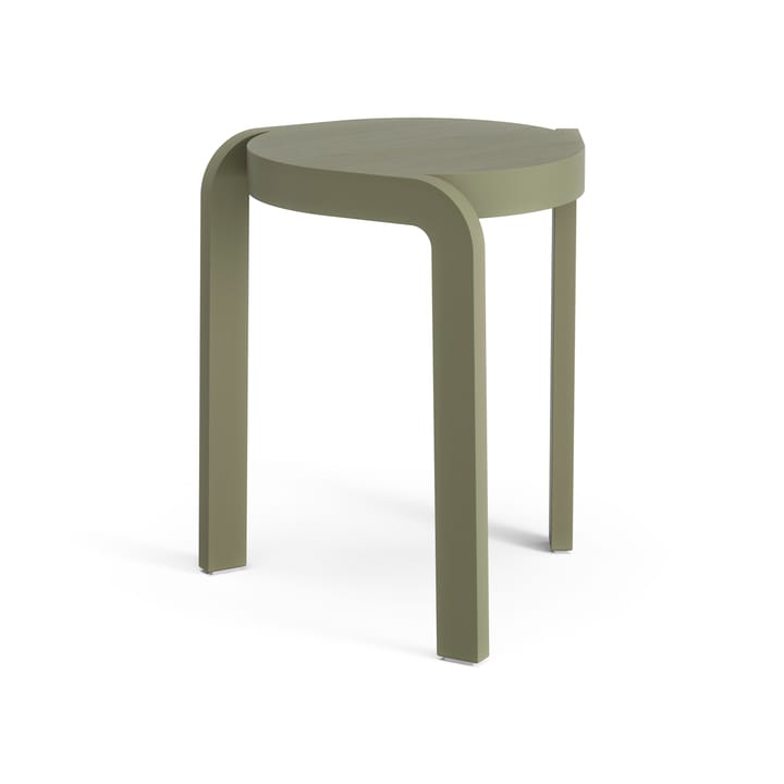 Spin taburet H44 cm, Ash-moss green Swedese