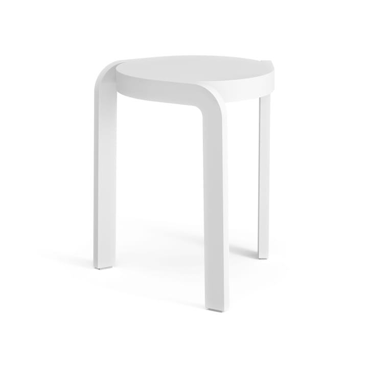 Spin taburet H44 cm, Ask hvidglaseret Swedese