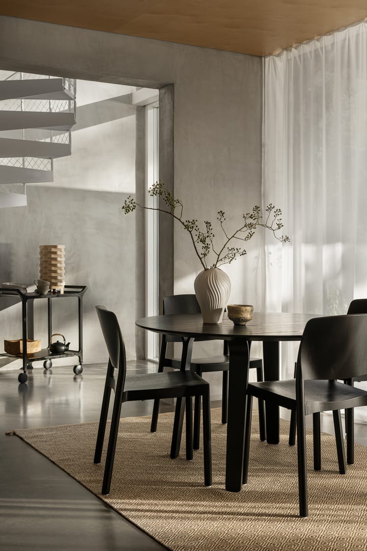 Teatime serveringsvogn, Ask sortglaseret Swedese