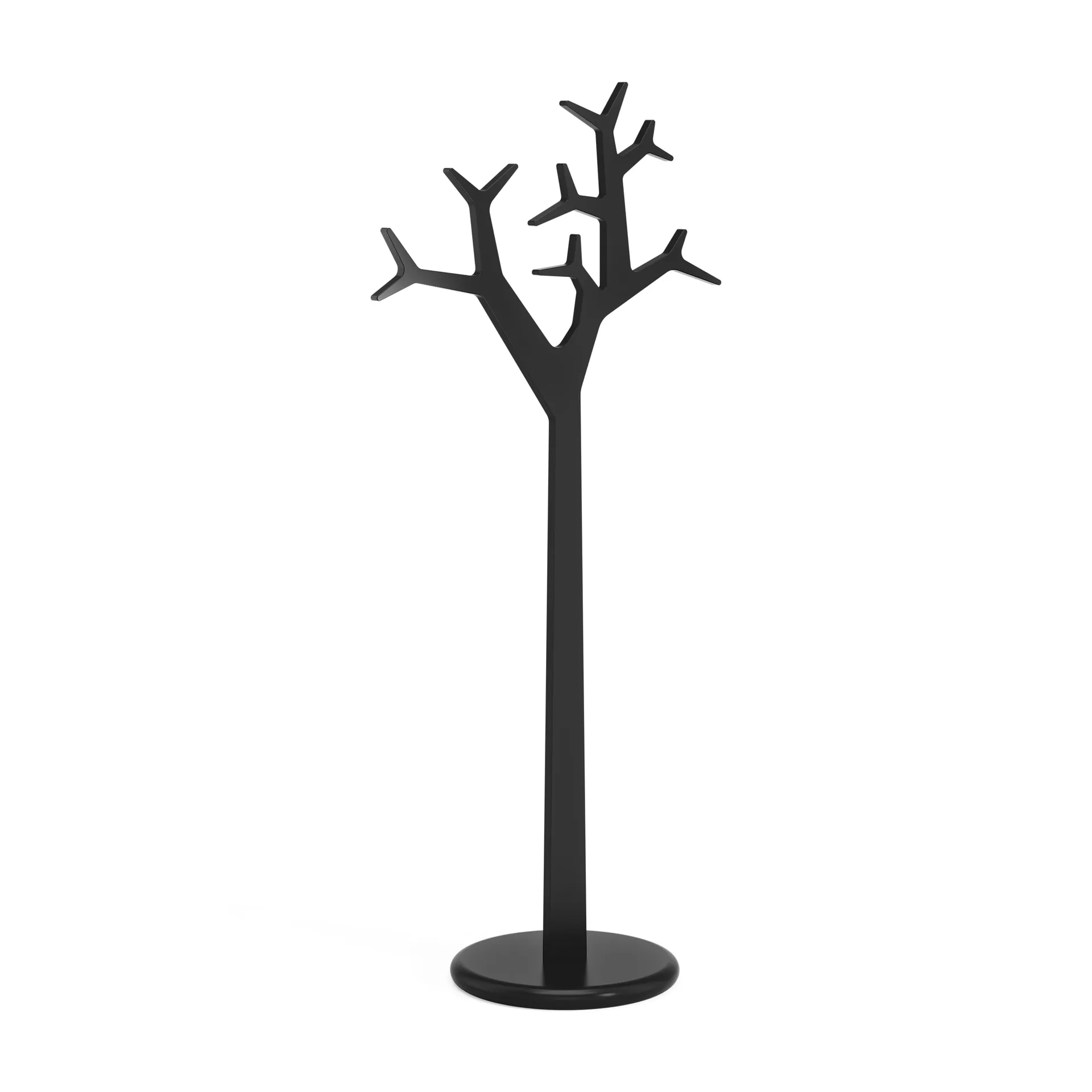 Tree stumtjener gulv 194 cm, Sort Swedese
