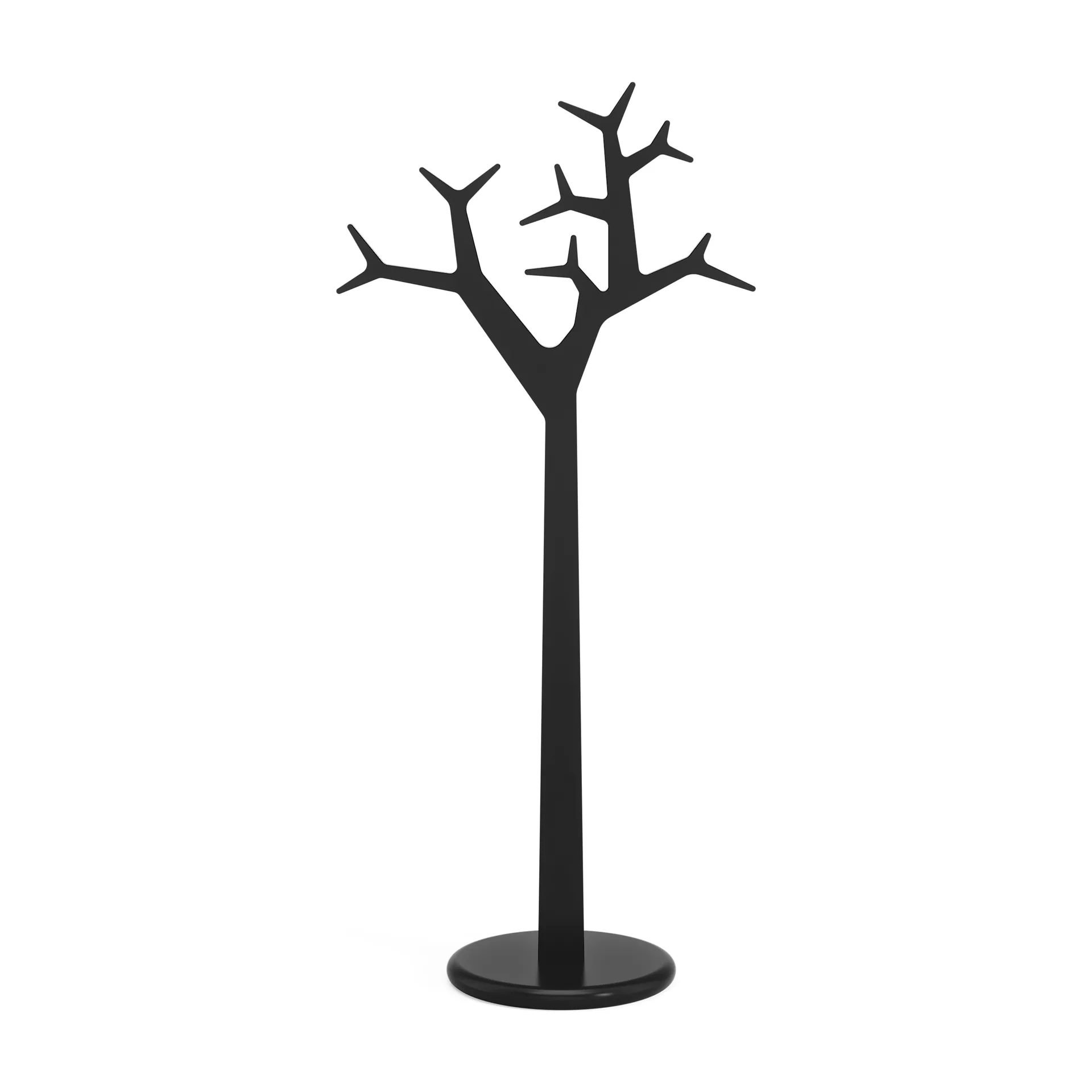 Tree stumtjener gulv 194 cm, Sort Swedese