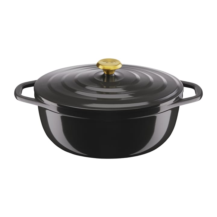 Air oval gryde 5,7 L - Grå - Tefal