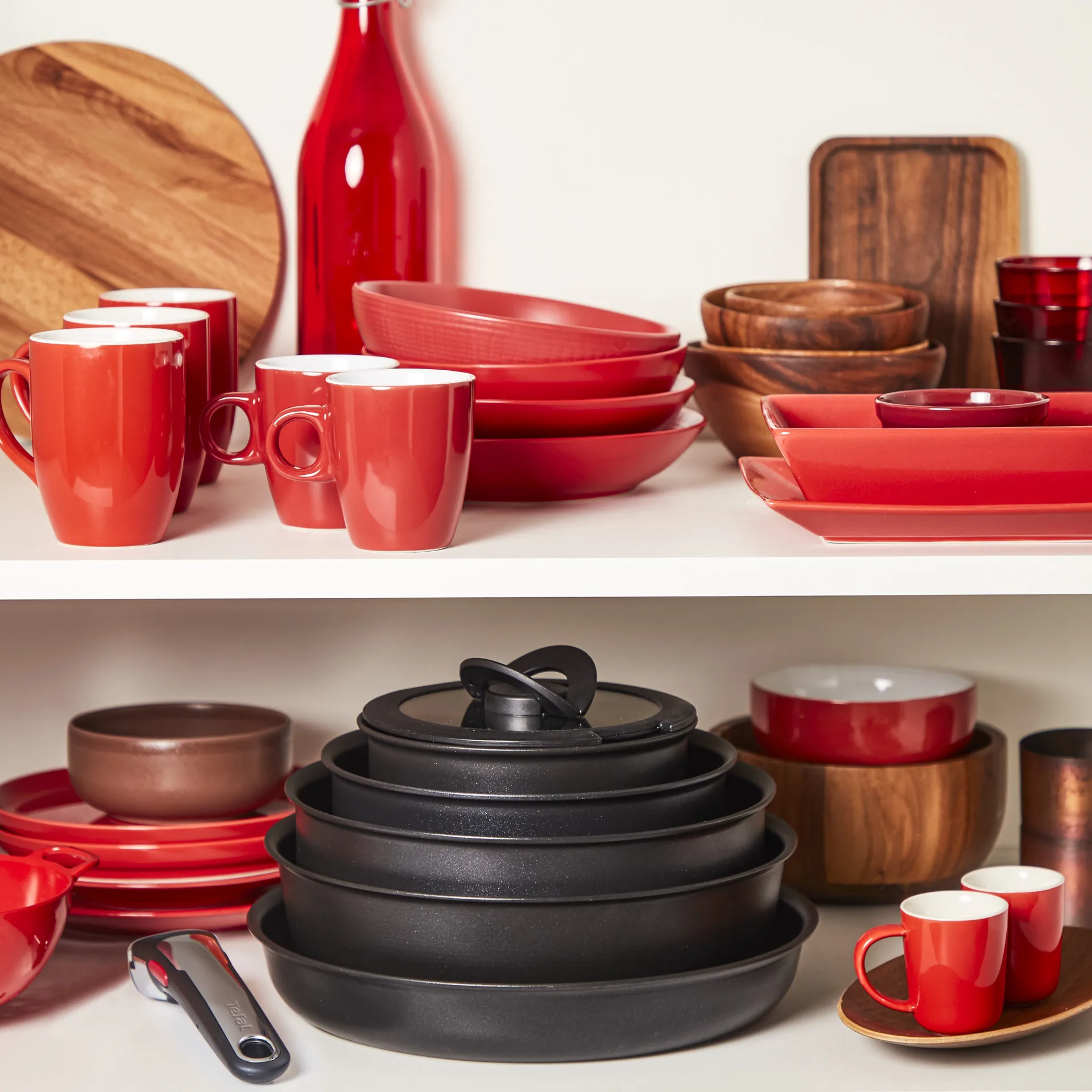 Ingenio Unlimited ON stegepande- og kasserollesæt, 13 dele Tefal