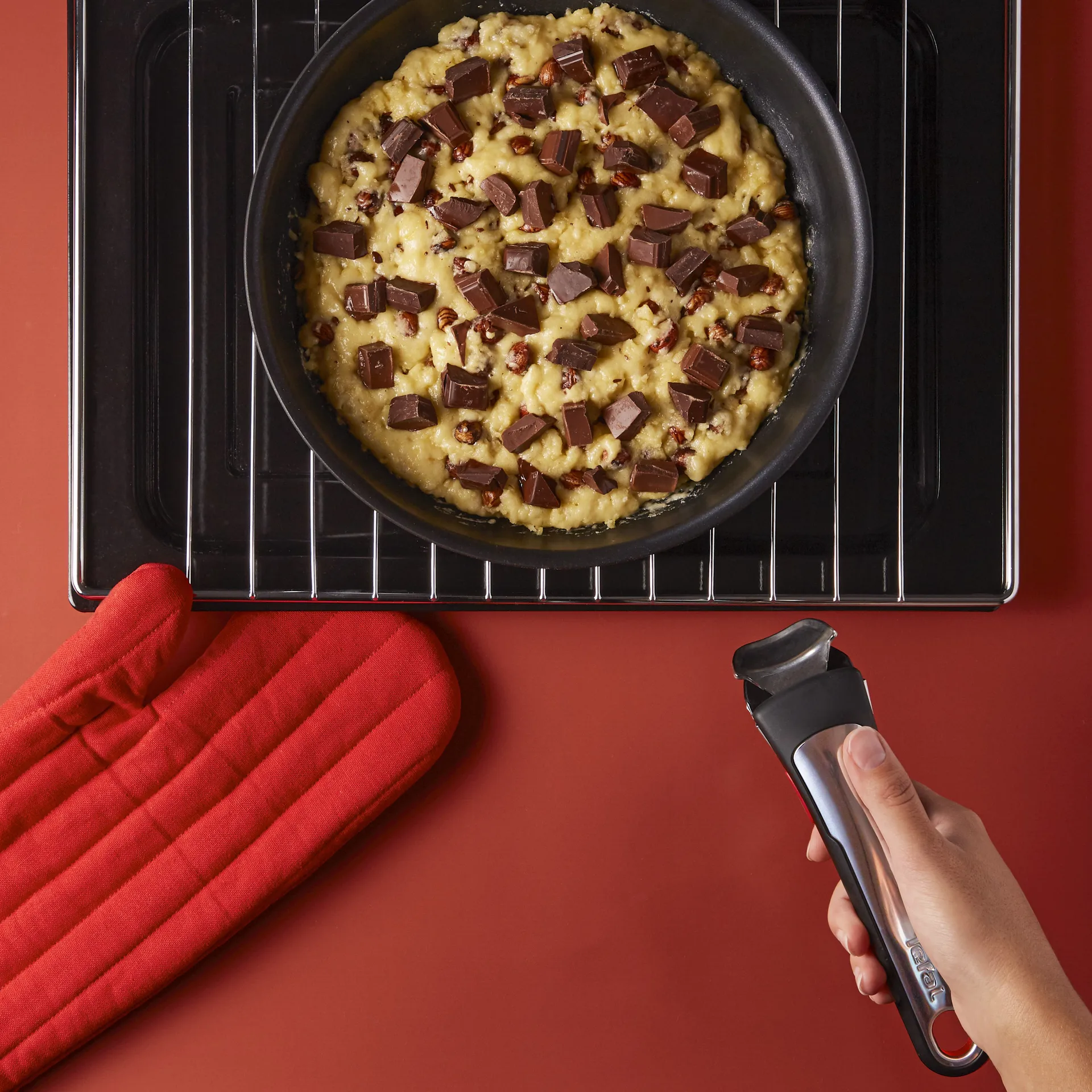 Ingenio Unlimited ON stegepande- og kasserollesæt, 13 dele Tefal