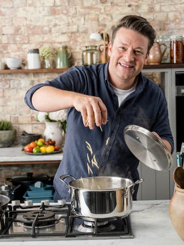 Jamie Oliver Cook's Classics kasserollesæt m/7 dele  - Rustfrit stål - Tefal