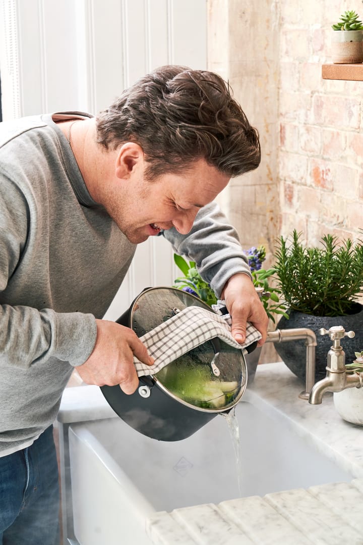 Jamie Oliver Quick & Easy gryde hårdt anodiseret - 5,2 L
 - Tefal