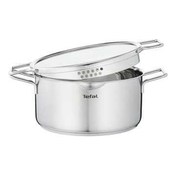 Nordica kasserollesæt 6 dele - Rustfrit stål - Tefal
