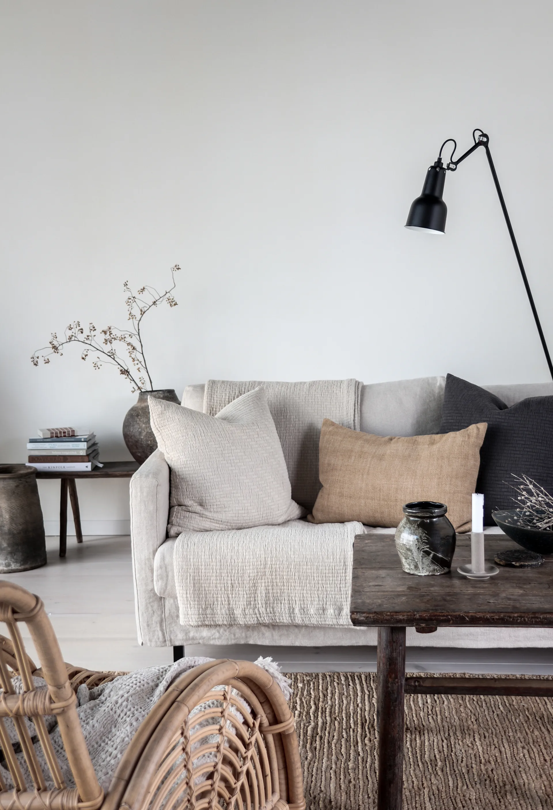 Brick sengetæppe 140x200 cm, Sand Tell Me More