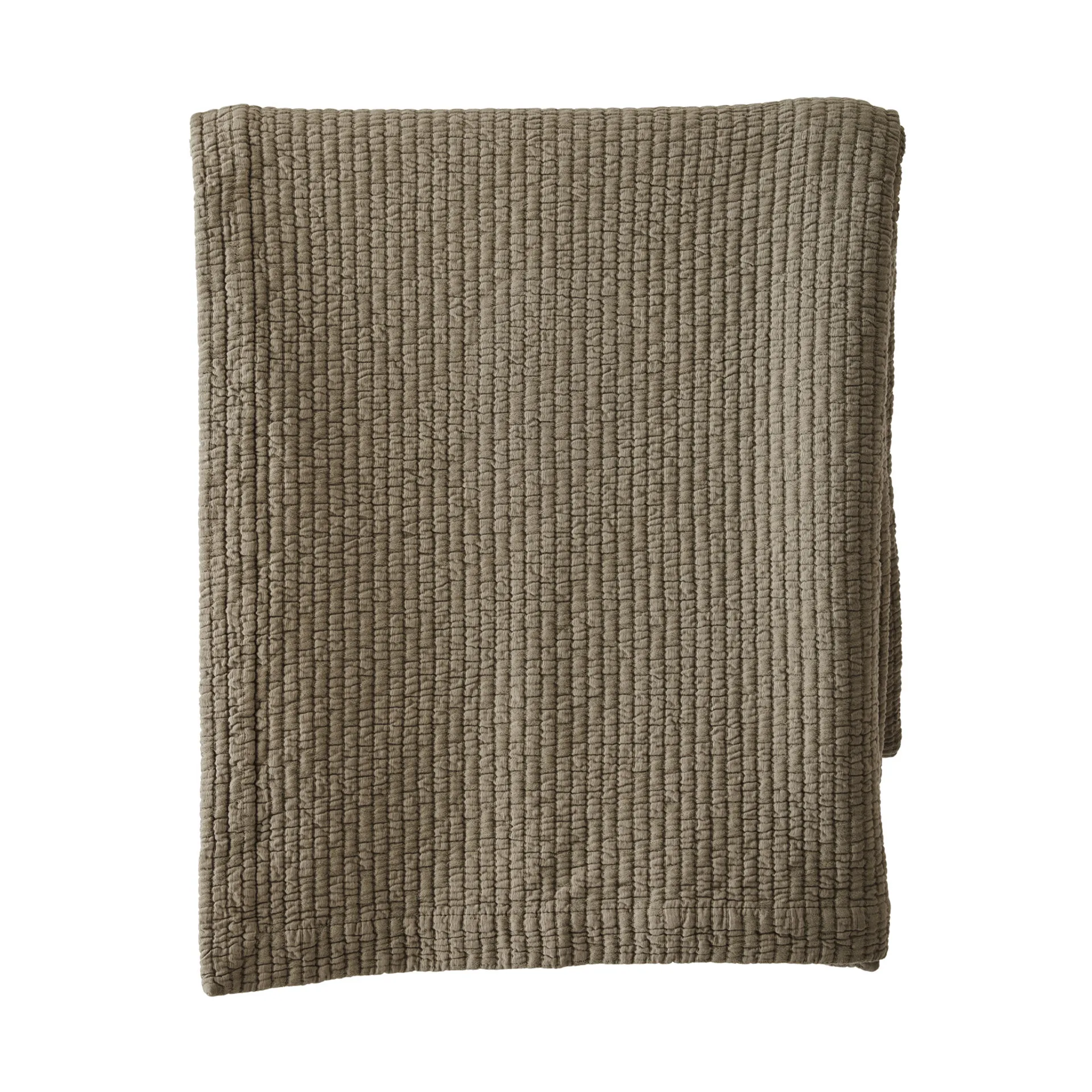 Brick sengetæppe 180x260 cm, Olive Tell Me More