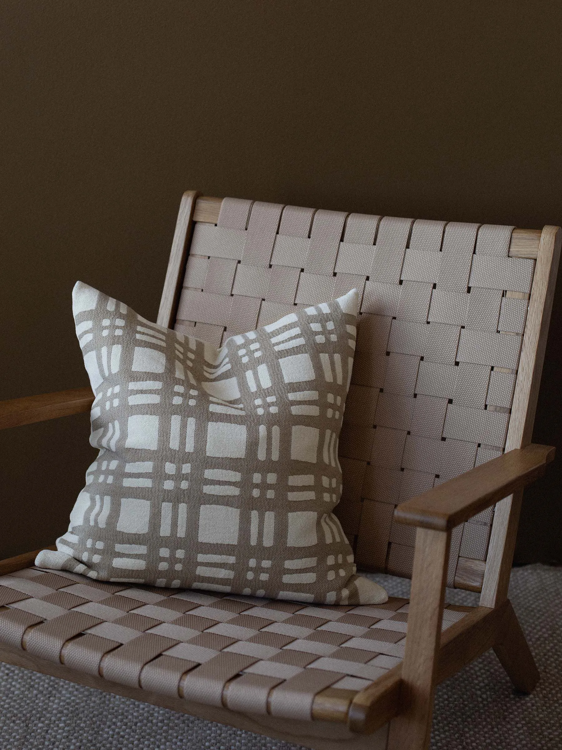 Camille pudebetræk 50x50 cm, Beige Tell Me More