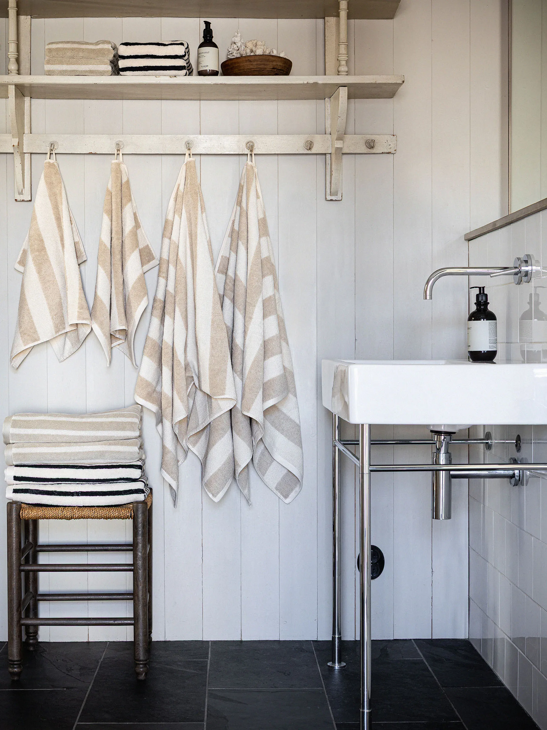 Cleo badehåndklæde 70x140 cm, Beige Tell Me More