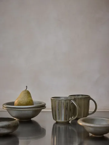 Elba skål - Green brown, Ø13 cm - Tell Me More