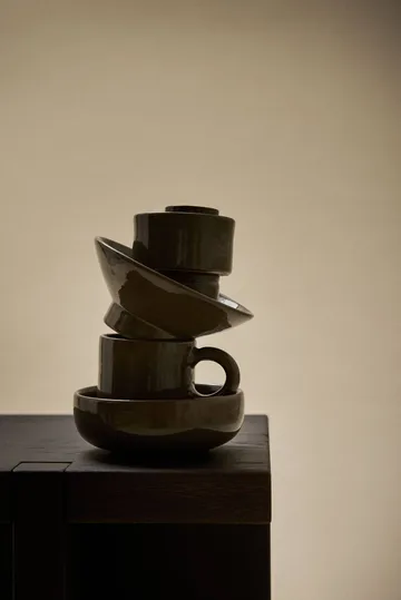 Elio skål - Dark brown, Ø14x5 cm - Tell Me More