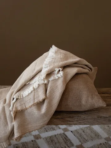 Florian plaid 135x200 cm - Beige - Tell Me More