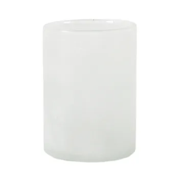 Frost fyrfadsstage L - Hvid - Tell Me More